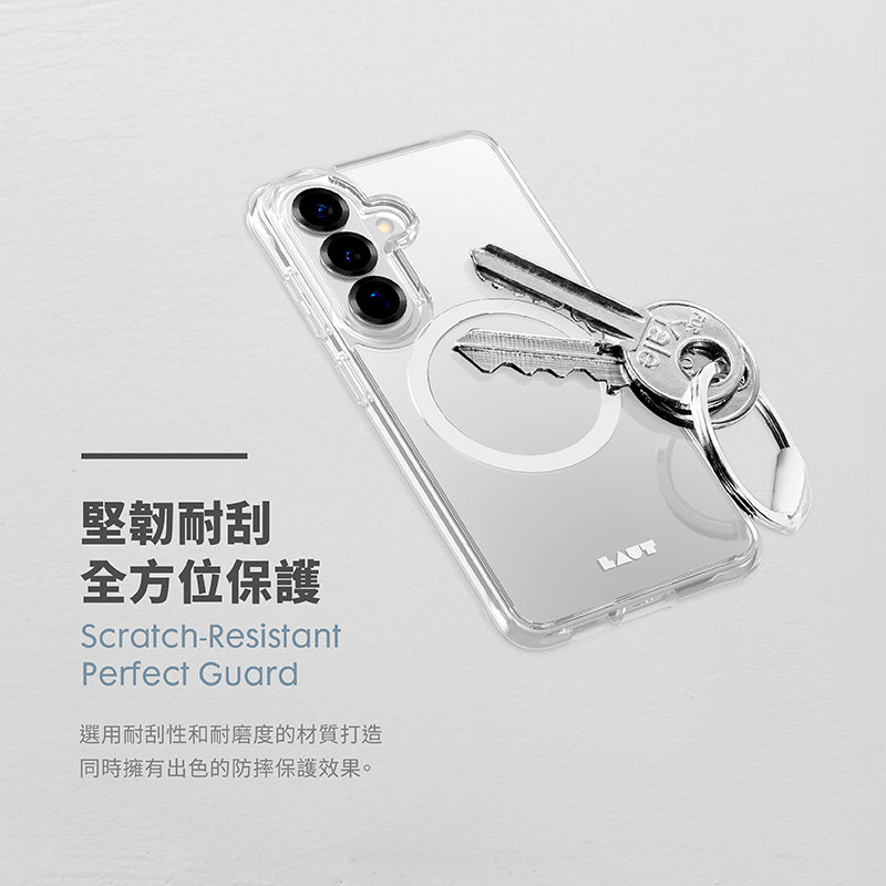 LAUT 萊德 Galaxy S26/S26+/S26 Ultra|MagSafe磁吸晶透保護殼-透明