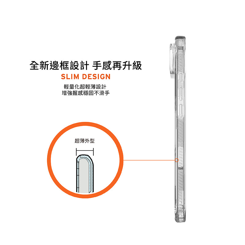 UAG iPhone 17/Air/Pro/Pro Max手機殼|MagSafe磁吸耐衝擊全透款