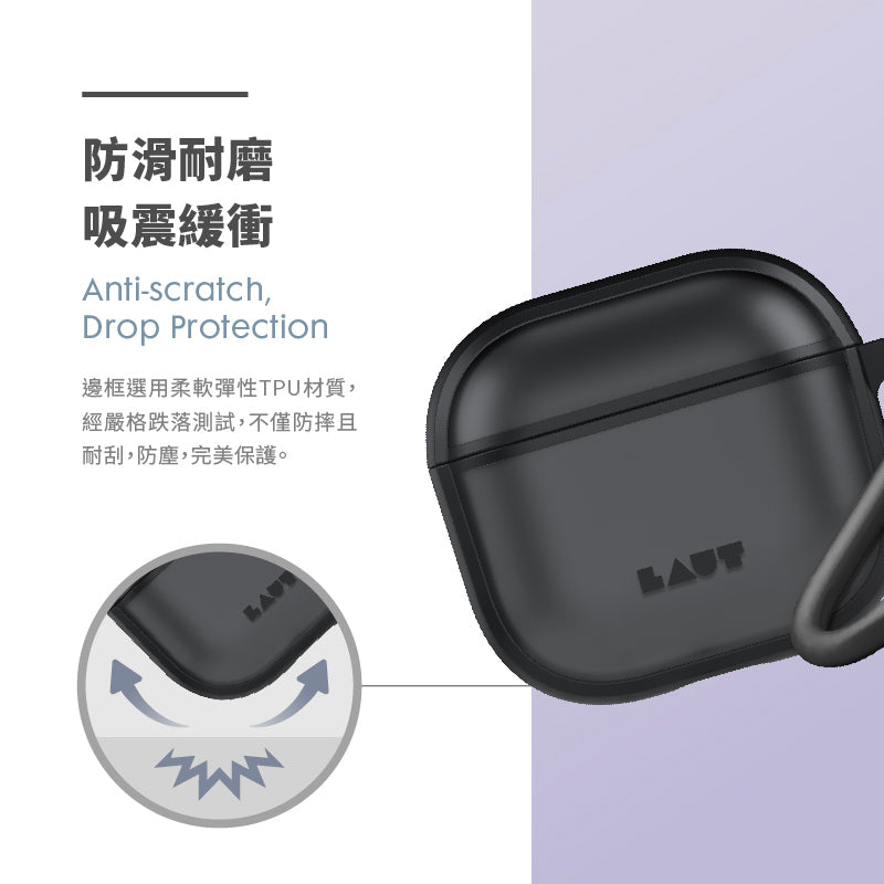 LAUT 萊德 AirPods 4保護殼|防摔防塵款