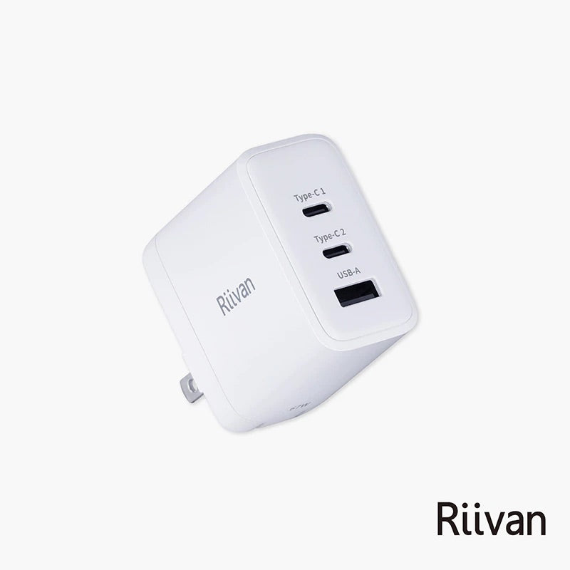 Riivan| 67W 2C1A GaN氮化鎵|三孔充電器