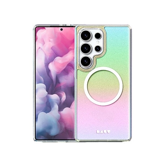 LAUT 萊德 Galaxy S25手機殼|磁吸炫彩款-彩透白|適用S25/S25+/S25 Ultra