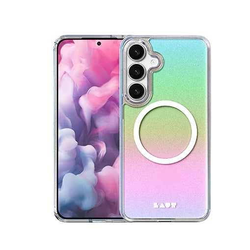 LAUT 萊德 Galaxy S25手機殼|磁吸炫彩款-彩透白|適用S25/S25+/S25 Ultra