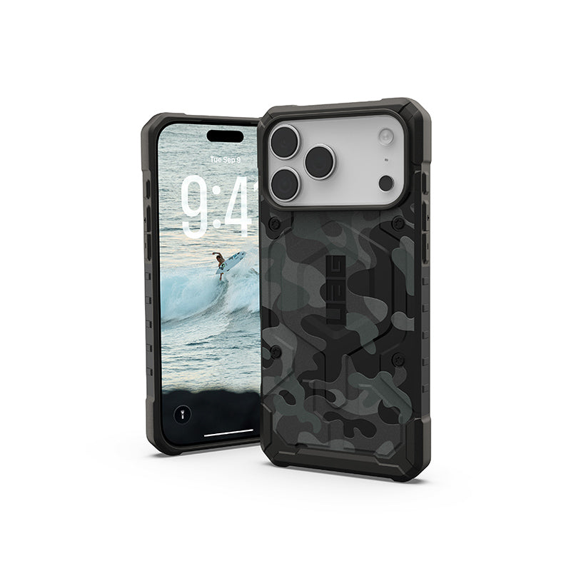 UAG iPhone 17 Pro/Pro Max手機殼|MagSafe磁吸耐衝擊經典款-迷彩黑