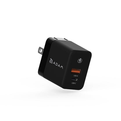 ADAM 亞果元素｜35W GaN氮化鎵｜OMNIA X35A 雙孔迷你快速電源供應器