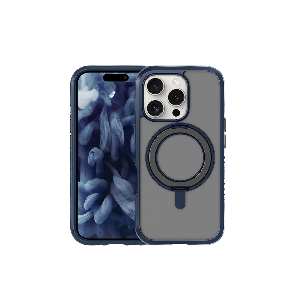 LAUT萊德 iPhone 16手機殼｜MagSafe磁吸360支架軍規款｜適用16/Plus/Pro/Pro Max