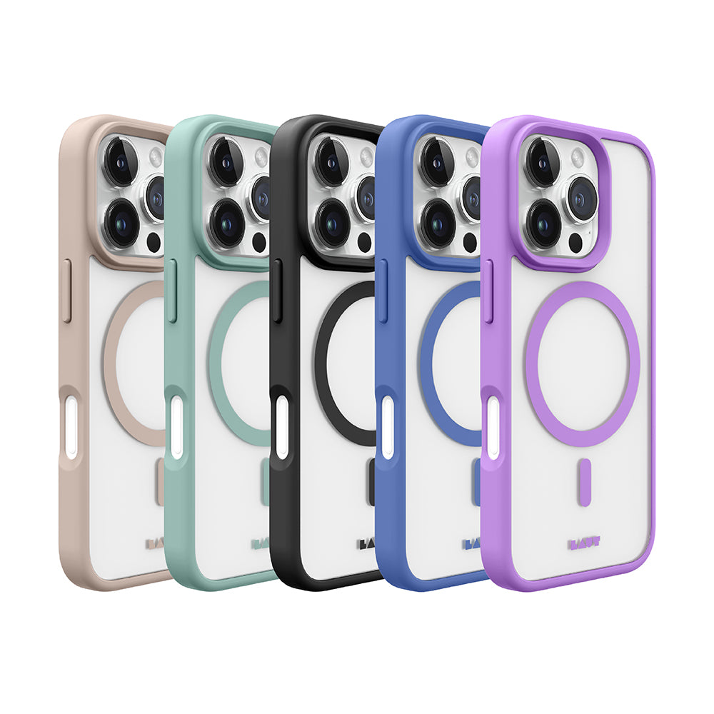 LAUT 萊德 iPhone 16手機殼｜MagSafe磁吸簡約耐衝擊款｜適用16/Plus/Pro/Pro Max