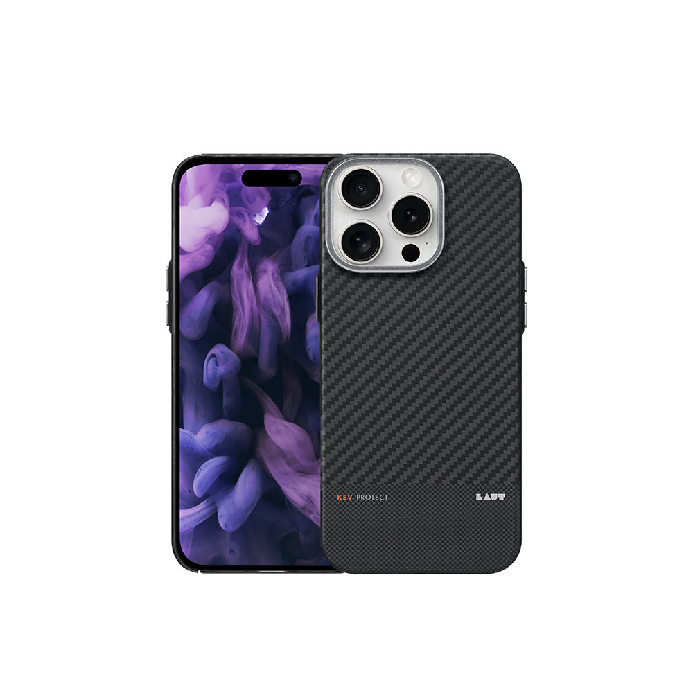 LAUT萊德 iPhone 16手機殼｜MagSafe磁吸鏡頭支架極薄纖維款｜適用16/Plus/Pro/Pro Max