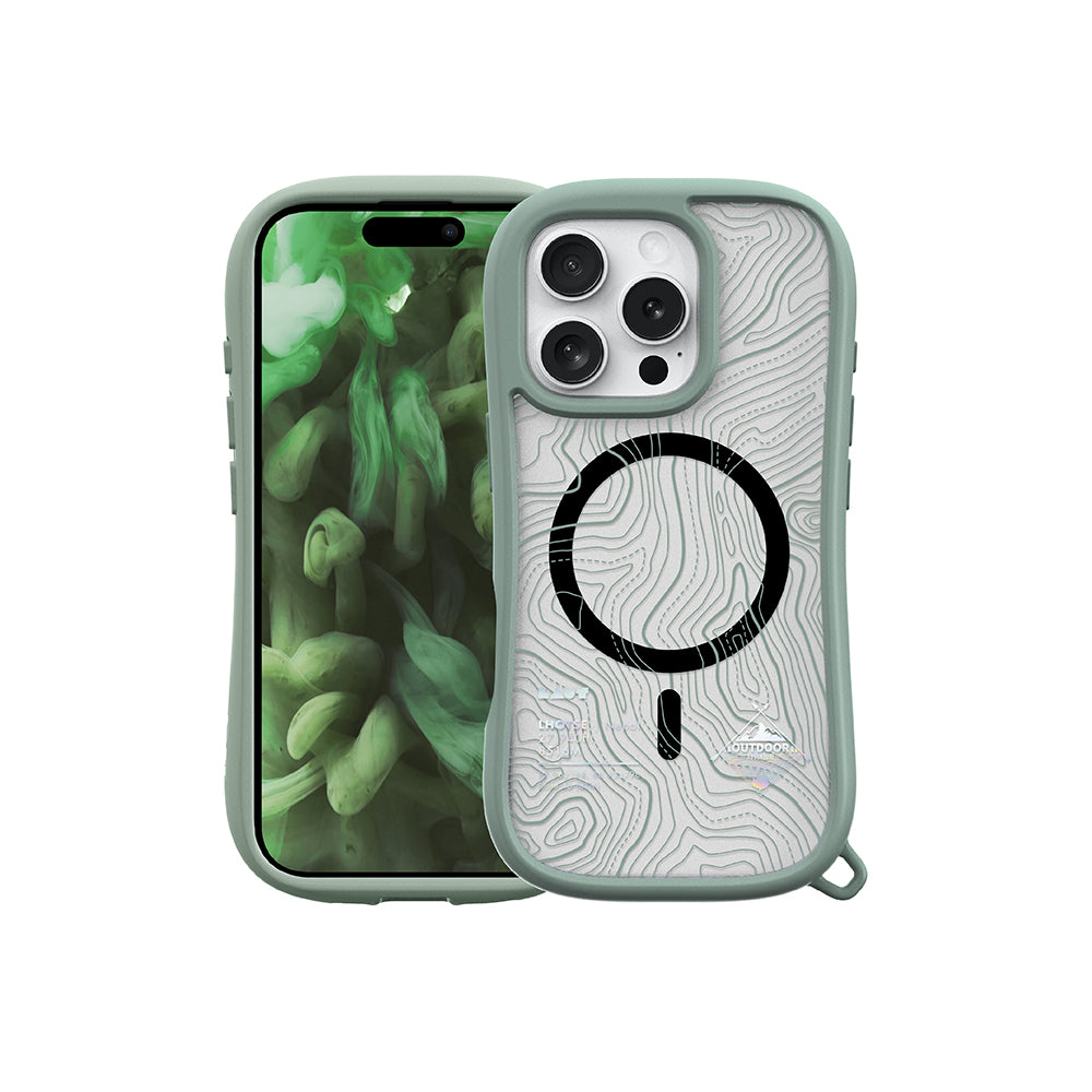 LAUT 萊德 iPhone 16手機殼｜MagSafe磁吸耐衝擊地圖款｜適用16/Plus/Pro/Pro Max