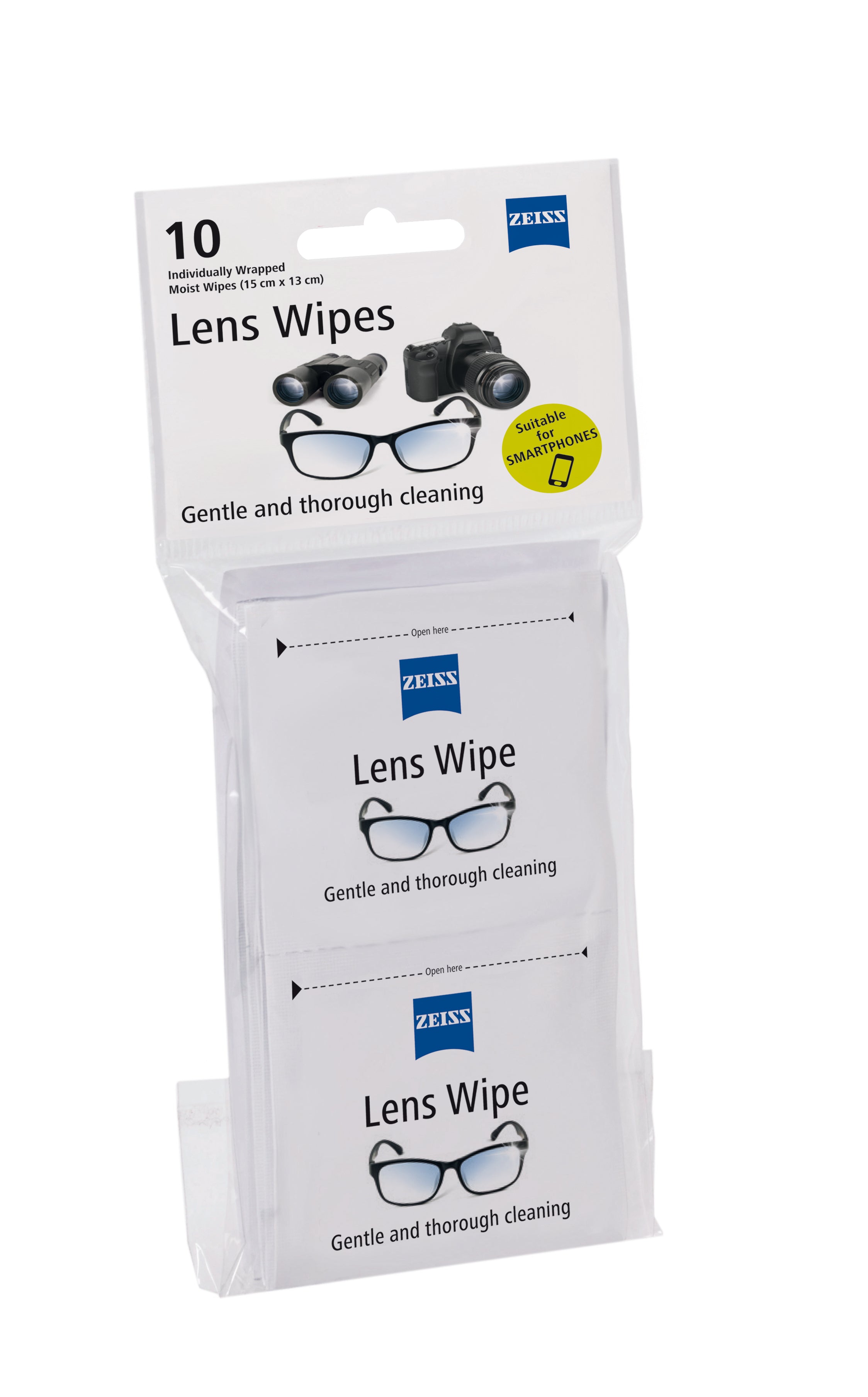 Zeiss蔡司｜10入盒裝光學拭鏡紙｜原廠公司貨