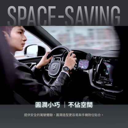 ADAM 亞果元素｜Qi2 15W｜CQ2 旗艦版車用磁吸充電器