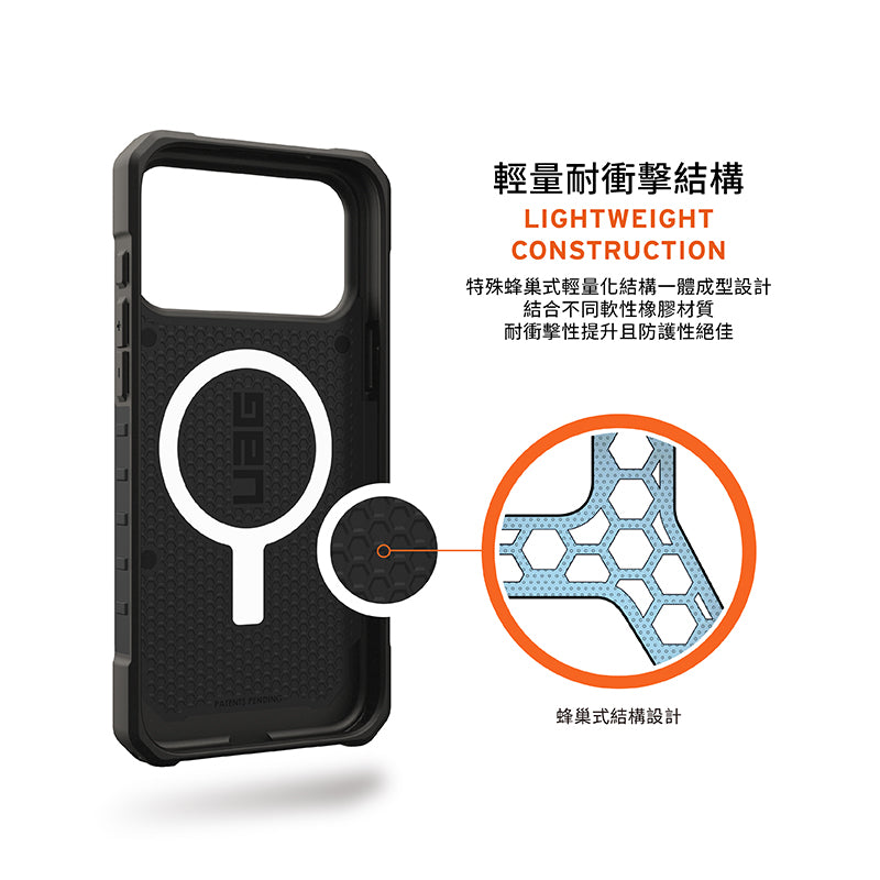 UAG iPhone 17 Pro/Pro Max手機殼｜MagSafe磁吸耐衝擊經典款-迷彩黑
