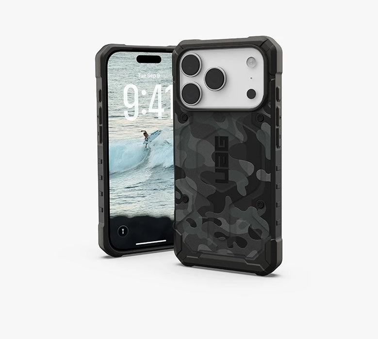 UAG iPhone 17 Pro/Pro Max手機殼｜MagSafe磁吸耐衝擊經典款-迷彩黑