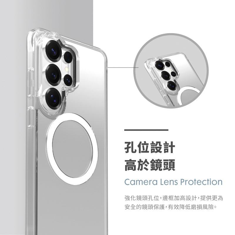 LAUT 萊德 Galaxy S26/S26+/S26 Ultra｜MagSafe磁吸晶透保護殼-透明