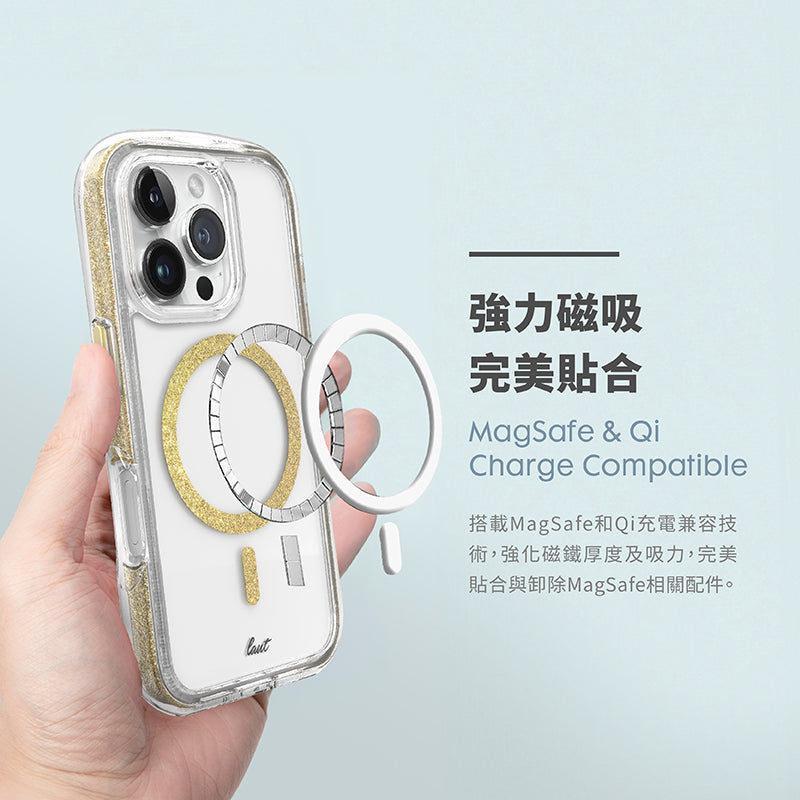 LAUT萊德 iPhone 16手機殼｜MagSafe磁吸360氣墊軍規款｜適用16/Plus/Pro/Pro Max