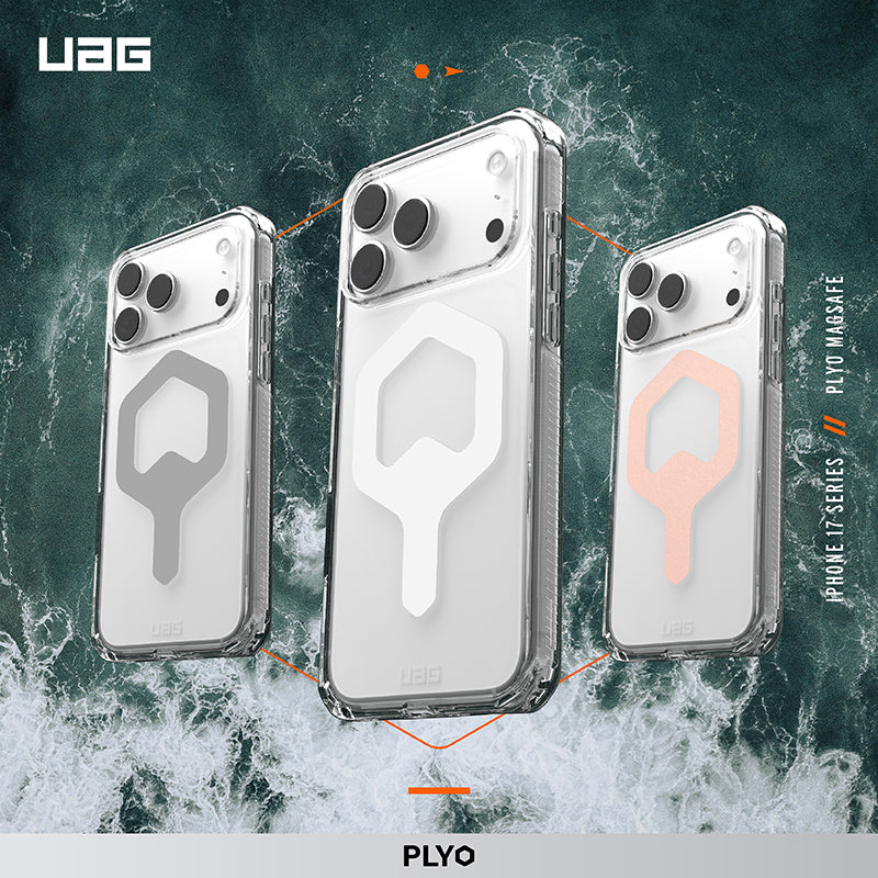 UAG iPhone 17/Air/Pro/Pro Max手機殼｜MagSafe磁吸耐衝擊全透款
