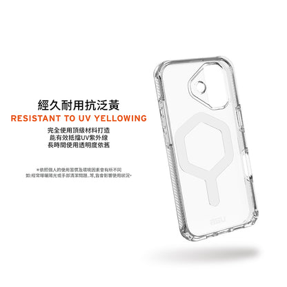 UAG iPhone 17/Air/Pro/Pro Max手機殼｜MagSafe磁吸耐衝擊全透款