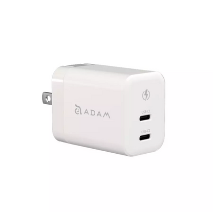 ADAM 亞果元素｜GaN 45W｜OMNIA X45C 雙孔快速電源供應器