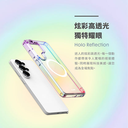 LAUT 萊德 Galaxy S26/S26+/S26 Ultra｜MagSafe磁吸炫彩保護殼-彩透白