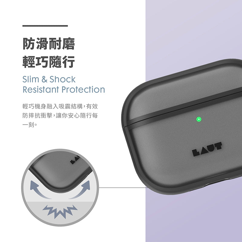 LAUT 萊德 AirPods Pro 3 保護殼｜防摔防塵款