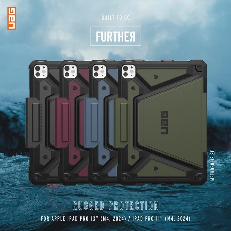 UAG iPad Pro 11/13吋保護殼(M4,2024)｜都會款耐衝擊款