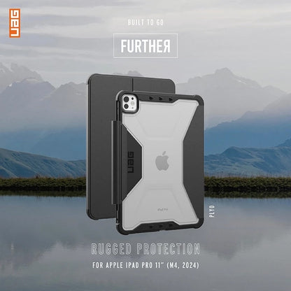 UAG iPad Pro 11吋保護殼(M4,2024)｜耐衝擊全透款-黑
