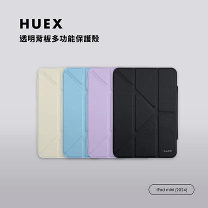 LAUT 萊德 iPad mini保護殼｜透明背板多功能Y折款｜適用mini 6/7(2024)
