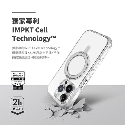 LAUT萊德 iPhone 16手機殼｜MagSafe磁吸360支架軍規款｜適用16/Plus/Pro/Pro Max