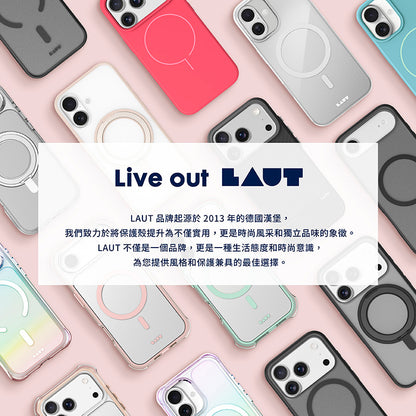 LAUT 萊德 iPhone 17/Air/17 Pro/Pro Max手機殼｜MagSafe磁吸晶透款