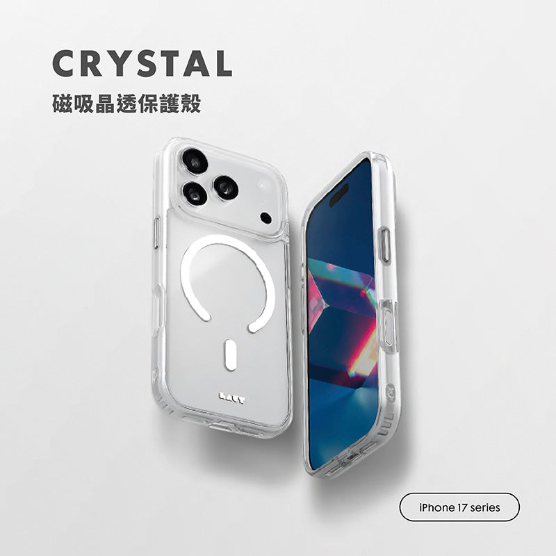 LAUT 萊德 iPhone 17/Air/17 Pro/Pro Max手機殼｜MagSafe磁吸晶透款