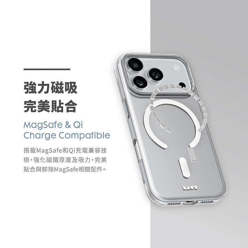 LAUT 萊德 iPhone 17/Air/17 Pro/Pro Max手機殼｜MagSafe磁吸晶透款
