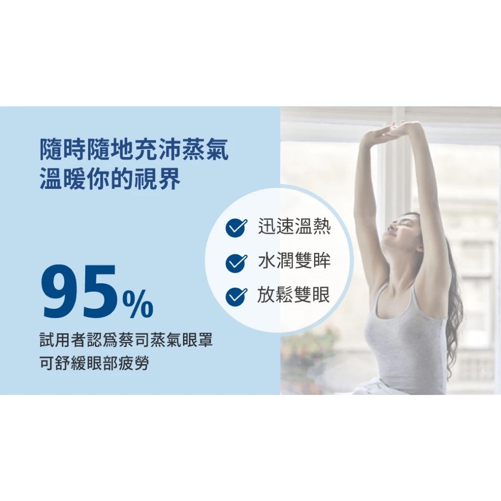 Zeiss蔡司｜8入盒裝蒸氣眼罩｜原廠公司貨