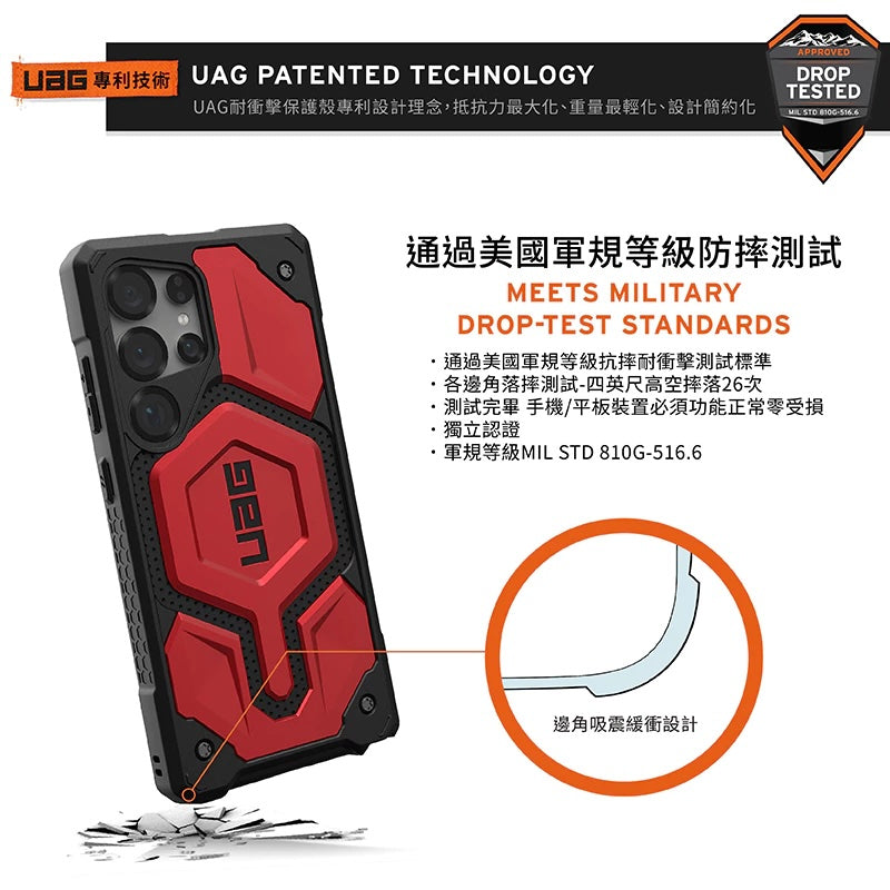 UAG Galaxy S25手機殼｜MagSafe磁吸頂級版耐衝擊款｜適用S25/S25+/S25 Ultra