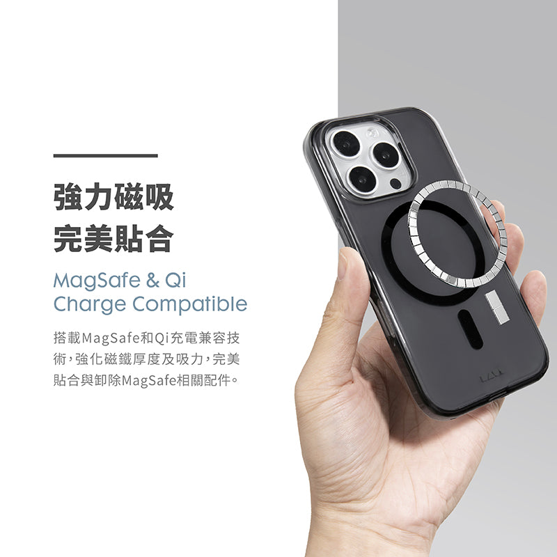 LAUT 萊德 iPhone 16手機款｜MagSafe磁吸晶透款｜適用16/Plus/Pro/Pro Max