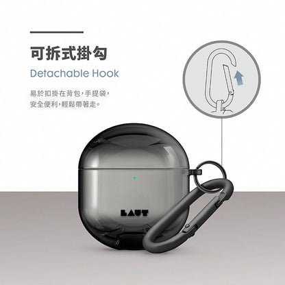 LAUT 萊德 AirPods 4保護殼 ｜晶透防摔款
