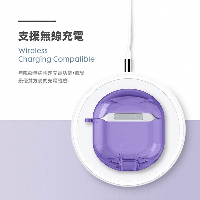 LAUT 萊德 AirPods 4保護殼 ｜晶透防摔款
