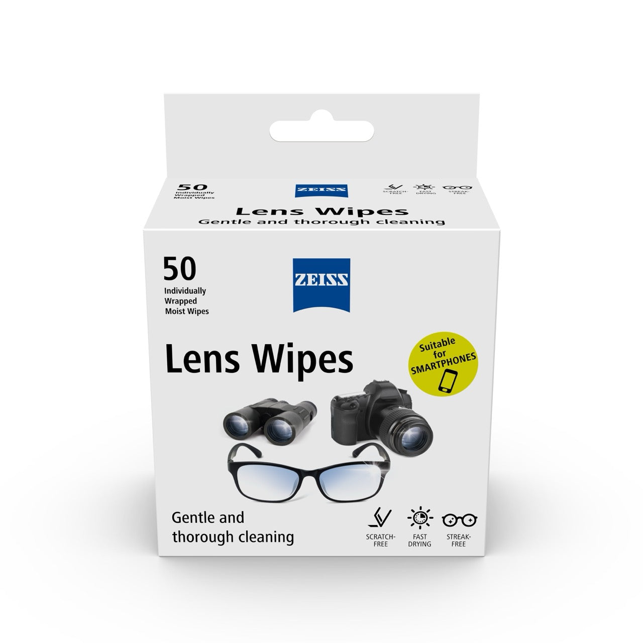 Zeiss蔡司｜50入盒裝光學拭鏡紙｜原廠公司貨