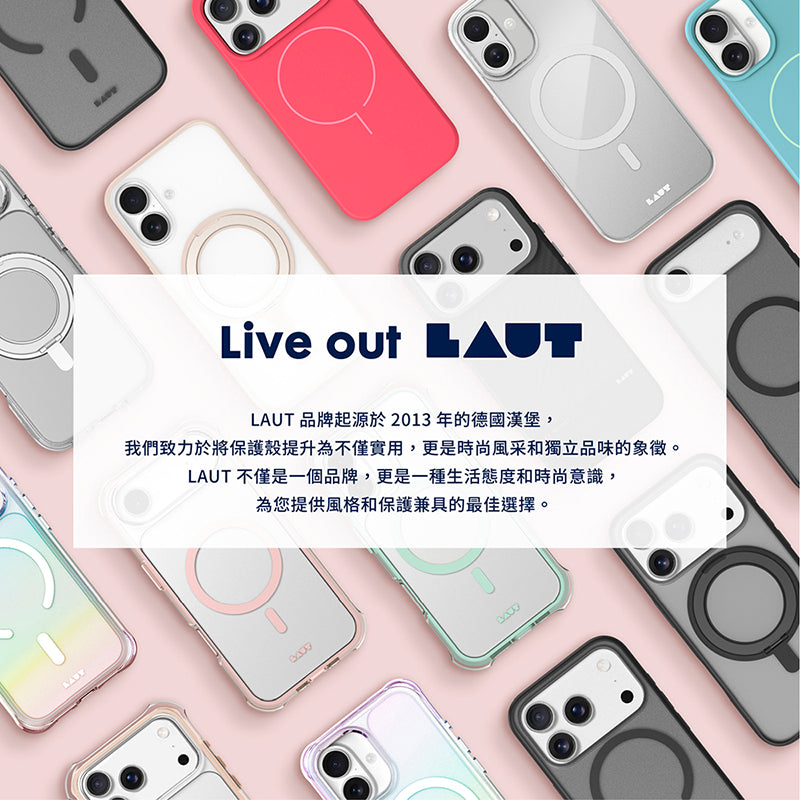 LAUT 萊德 AirPods Pro 3 保護殼｜耐衝擊硬式款-黑