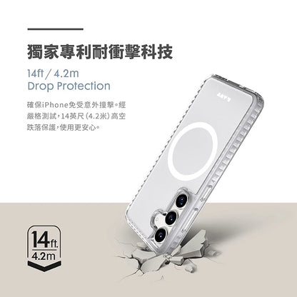 LAUT 萊德 Galaxy S25手機殼｜磁吸晶透款｜適用S25/S25+/S25 Ultra