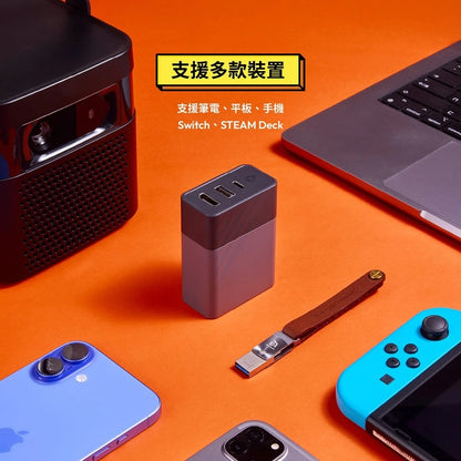 ADAM 亞果元素｜GaN Hub 65W｜氮化鎵影像傳輸電源供應器