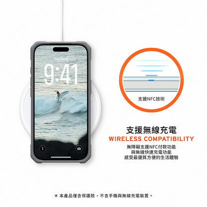 UAG iPhone 17/17 Pro/Pro Max手機殼｜MagSafe磁吸耐衝擊經典款-透色
