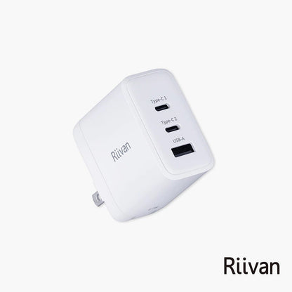 Riivan｜ 67W 2C1A GaN氮化鎵｜三孔充電器