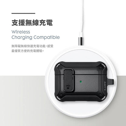 LAUT 萊德 AirPods Pro 2保護殼｜耐衝擊硬式款