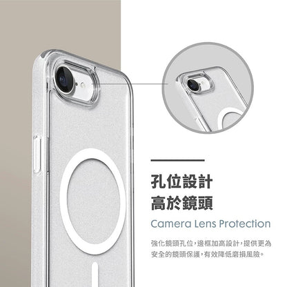 LAUT 萊德 iPhone 16e手機殼｜MagSafe磁吸晶透款-透明