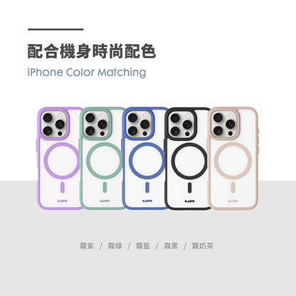 LAUT 萊德 iPhone 16手機殼｜MagSafe磁吸簡約耐衝擊款｜適用16/Plus/Pro/Pro Max