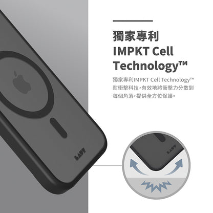 LAUT 萊德 iPhone 16手機殼｜MagSafe磁吸簡約耐衝擊款｜適用16/Plus/Pro/Pro Max