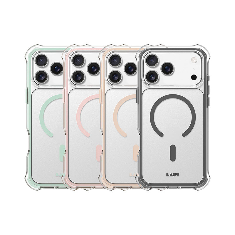LAUT 萊德 iPhone 17/Air/17 Pro/Pro Max手機殼｜MagSafe磁吸360氣墊軍規耐衝擊款