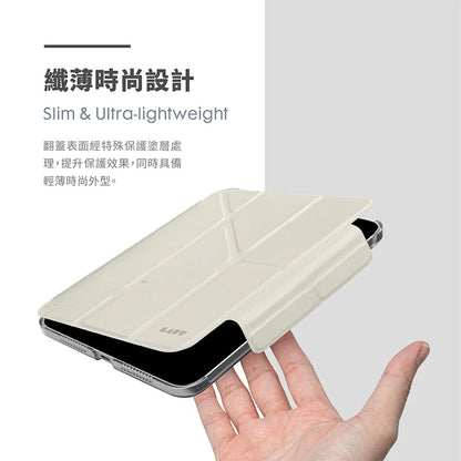 LAUT 萊德 iPad mini保護殼｜透明背板多功能Y折款｜適用mini 6/7(2024)