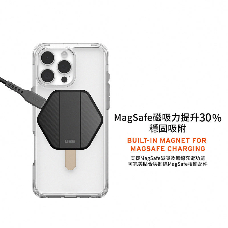 UAG iPhone 16 Pro/Pro Max手機殼｜MagSafe磁吸耐衝擊支架全透款