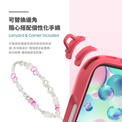 LAUT 萊德 iPhone 16手機殼｜MagSafe磁吸手繩耐衝擊款｜適用16/Plus/Pro/Pro Max