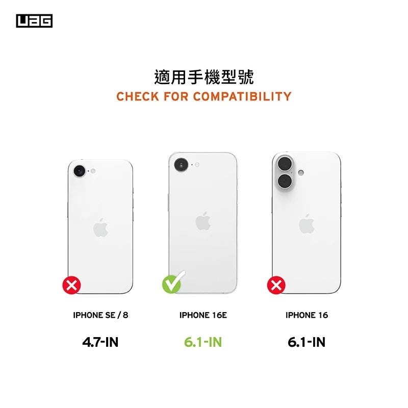 UAG iPhone 16e手機殼｜MagSafe磁吸耐衝擊輕薄款